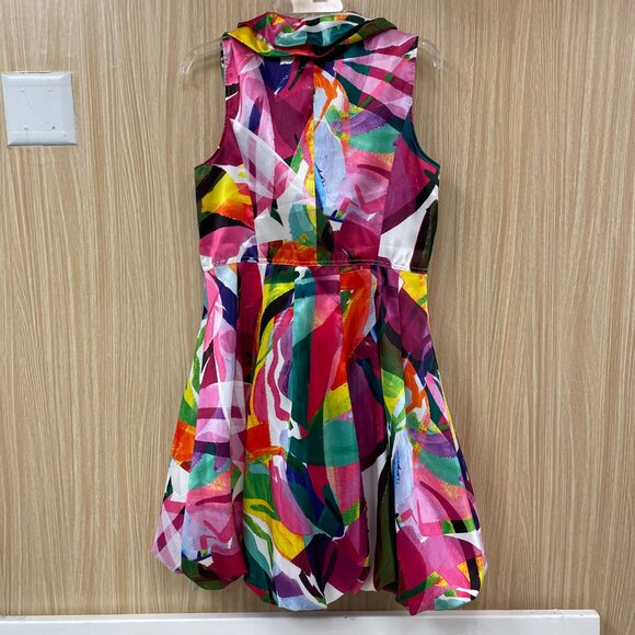 Samuel Dong Pink Print Dress Size M NWT - Picture 2 of 5